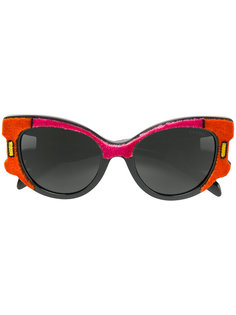 солнцезащитные очки в бархатной оправе Prada Eyewear
