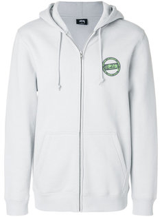 толстовка с принтом логотипа и капюшоном Stussy