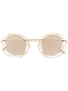 embellished round-frame sunglasses Mykita