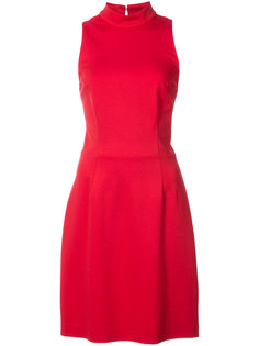 frill back fitted dress Trina Turk