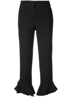 cropped frill trousers Trina Turk