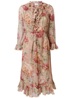 платье с цветочным принтом Zimmermann