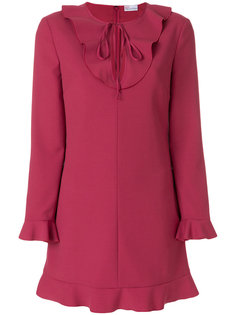 платье с оборчатым воротником Red Valentino