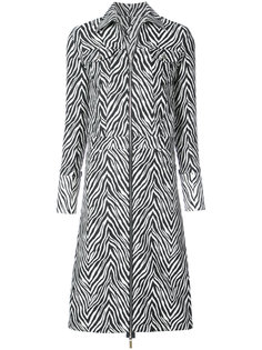 Motley zebra trench coat Helmut Lang