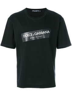 футболка с логотипом Dolce &amp; Gabbana