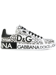 кроссовки с принтом логотипа Dolce &amp; Gabbana