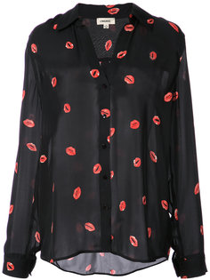 lip print blouse Lagence