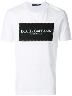 футболка с принтом логотипа Dolce &amp; Gabbana