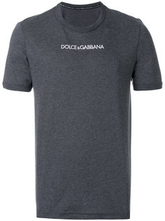 футболка с принтом логотипа Dolce &amp; Gabbana