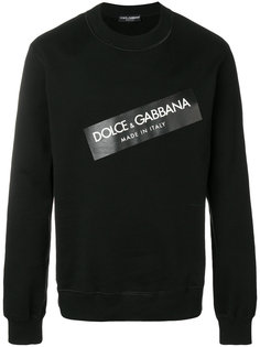толстовка с логотипом Dolce &amp; Gabbana
