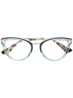 cat eye-frame glasses Prada Eyewear