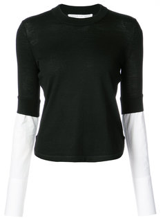 layered sleeves sweater Veronica Beard