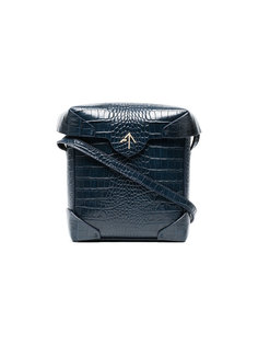 Navy mini Pristine crossbody bag Manu Atelier