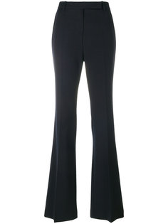 flared pleated trousers Alexander McQueen