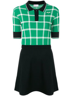 checked polo shirt dress Red Valentino