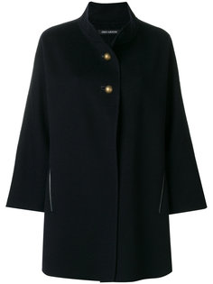 buttoned neck cape Iris Von Arnim