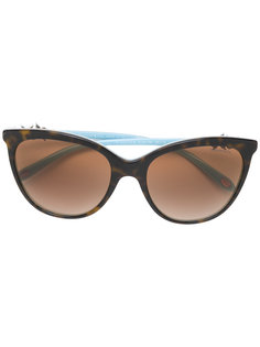 солнцезащитные очки кошачий глаз с черепаховым узором  Tiffany &amp; Co.