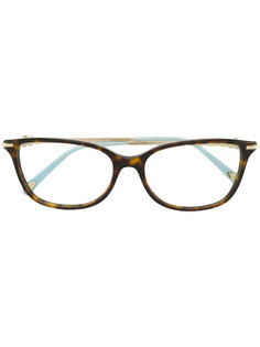 квадратные очки с черепаховым узором  Tiffany &amp; Co.