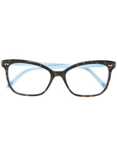 очки кошачий глаз с черепаховым узором  Tiffany &amp; Co.