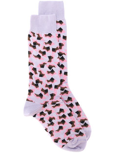 geometric patterned ankle socks Marni