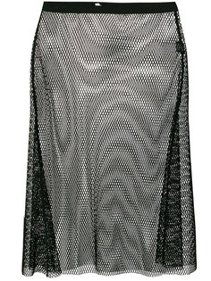 mesh overlay skirt Helmut Lang
