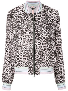 leopard print bomber jacket Marc Cain