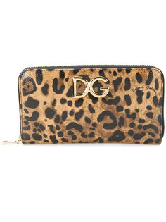 леопардовый кошелек Dolce &amp; Gabbana
