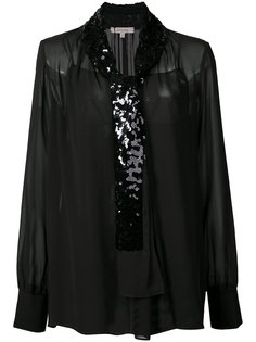 sequin neck tie blouse Dorothee Schumacher