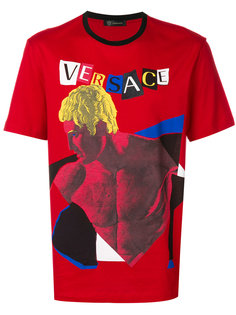 футболка с принтом Sculpture Versace