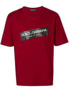 футболка с логотипом Dolce &amp; Gabbana