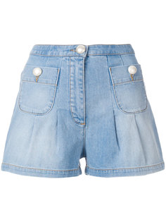 denim shorts with front pockets Boutique Moschino