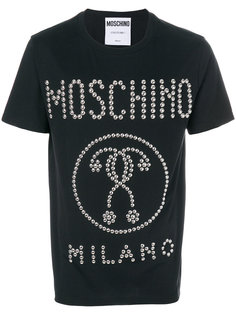 футболка с логотипом Moschino
