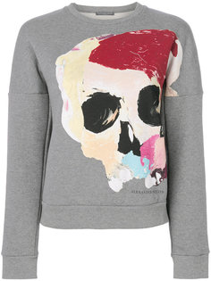 skull print sweatshirt Alexander McQueen