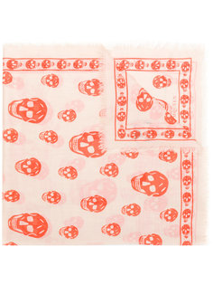 skill print scarf Alexander McQueen