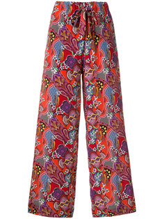 patterned palazzo pants Etro