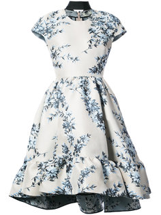 short-sleeve floral dress Fendi