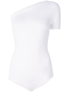 слитный купальник на одно плечо Helmut Lang