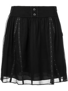 lace layered skirt Coach
