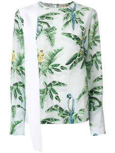 топ с пальмовыми листьями Stella McCartney