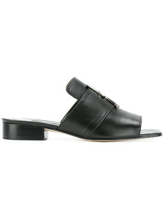 open-toe buckled mules Dorateymur