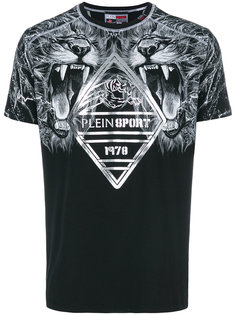 футболка с принтом льва Plein Sport