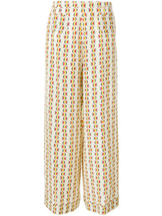 psychedelic print wide-leg trousers Etro