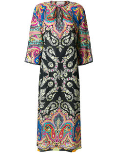 mixed print beach cover-up Etro