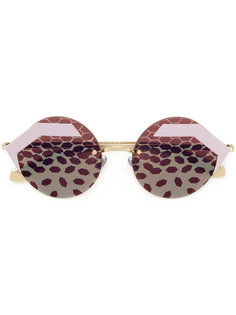 geometric pattern sunglasses Bulgari