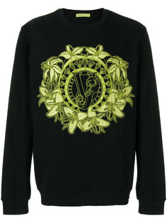 толстовка с вышивкой логотипа Versace Jeans