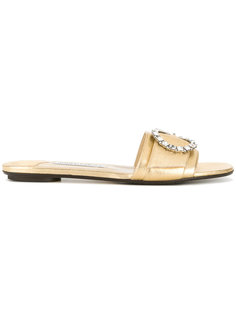сандалии с декорированной пряжкой Jimmy Choo