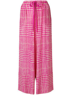 embroidered flared trousers Fendi