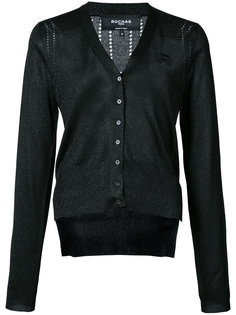 lurex logo cardigan Rochas