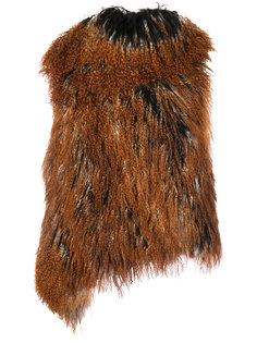 sleeveless fur coat Ann Demeulemeester