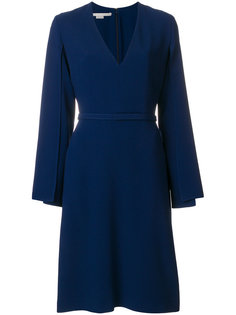 приталенное платье с V-образным вырезом Stella McCartney